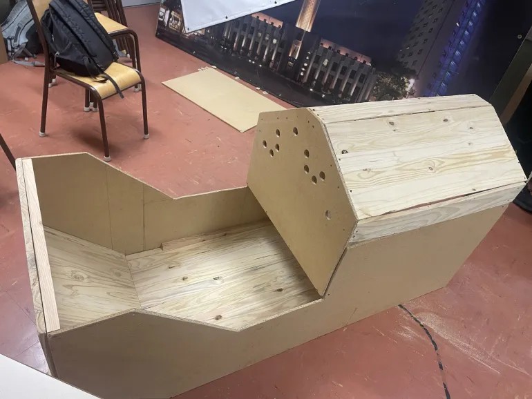 Base de la borne d’arcade